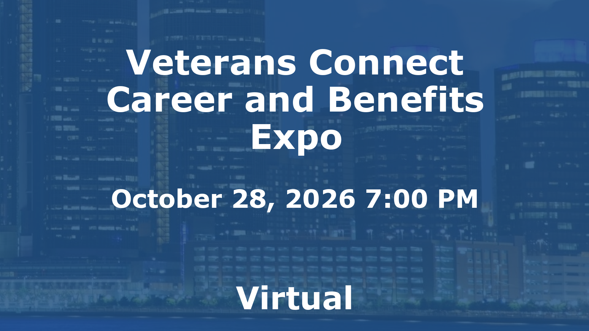 Veterans Connect Career and Benefits Expo event image